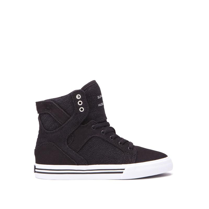 Zapatillas Altas Supra Argentina Niños - SKYTOP Negras (REYQJ-6392)